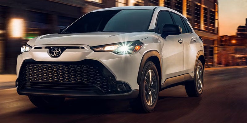 White 2025 Corolla Cross