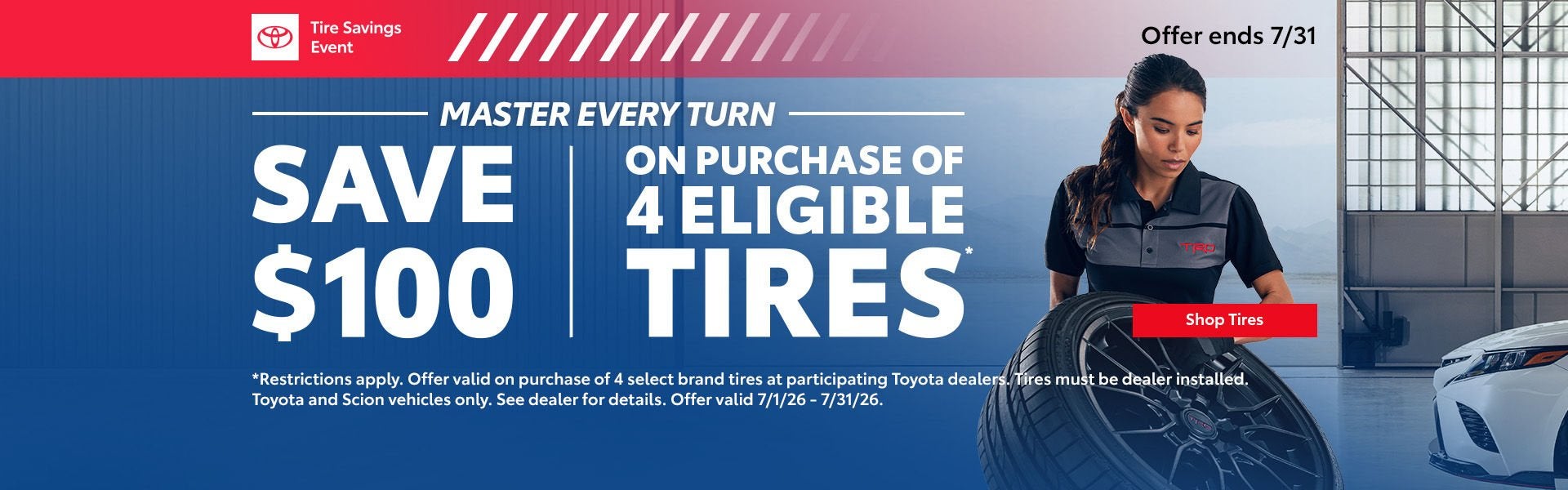 Toyota, Tire Savings