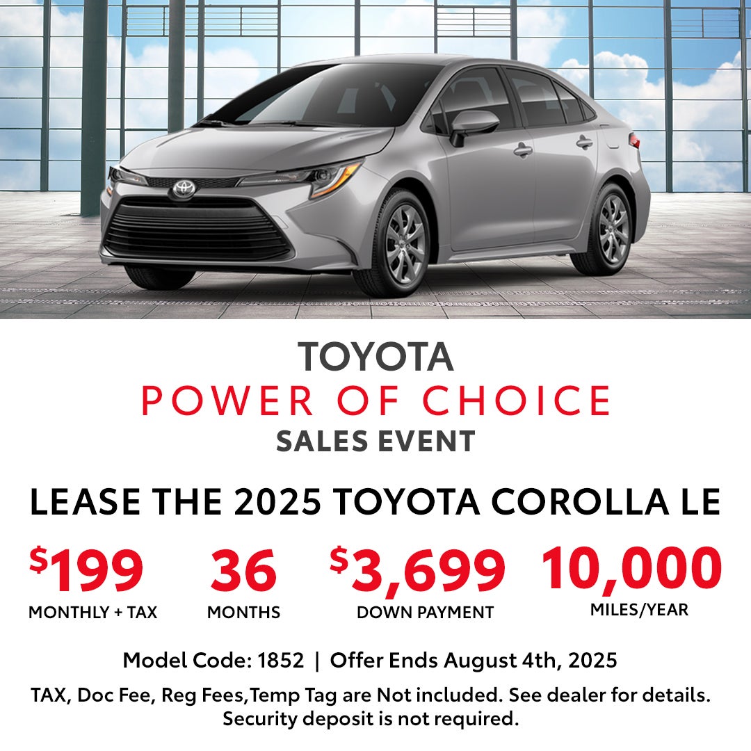 Toyota New Car Specials | Warren Toyota dealer in Warren OH