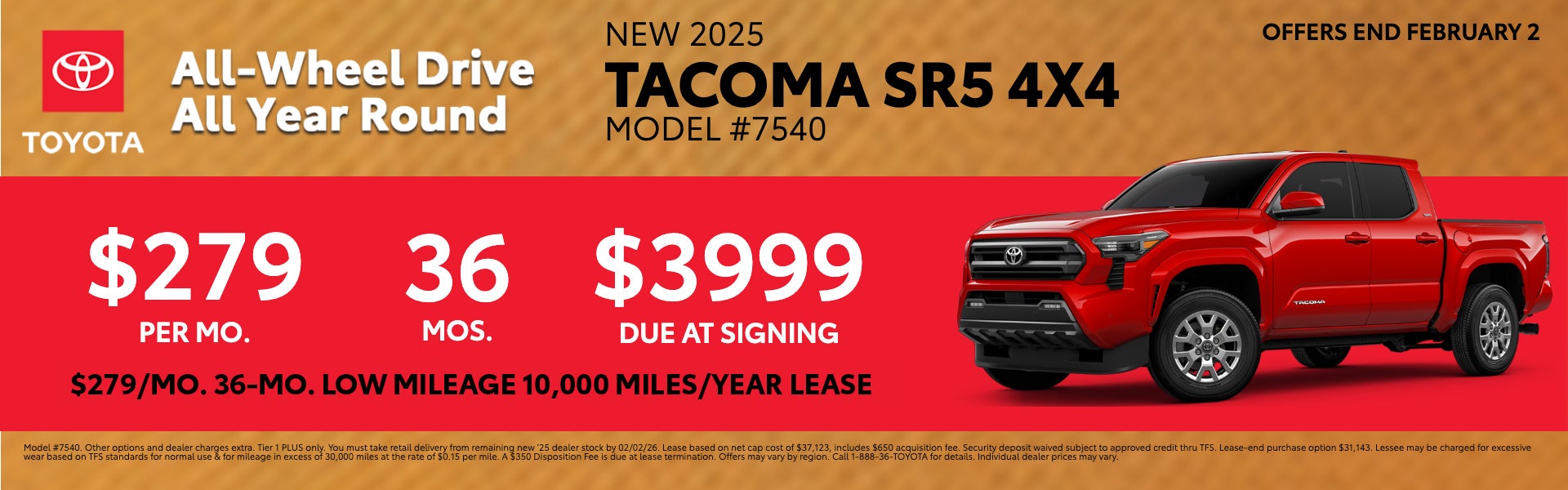 TACOMA SR5 4X4