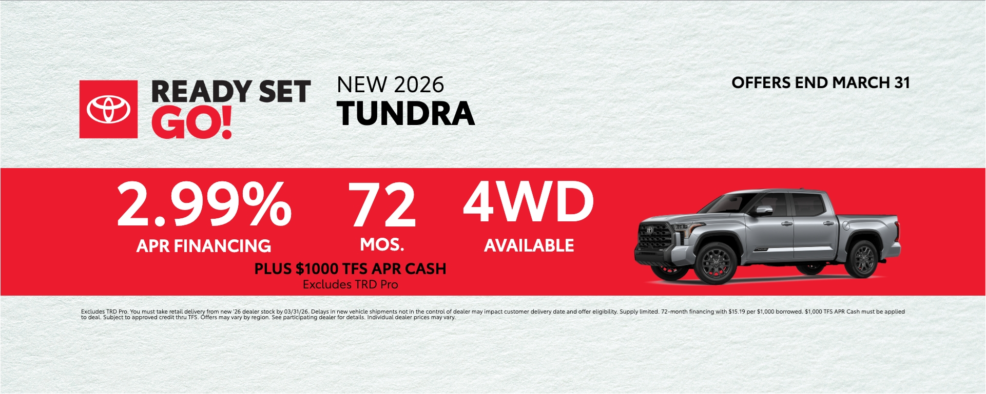 NEW 2026 TUNDRA